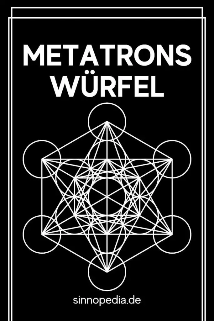 Metatrons Würfel pin